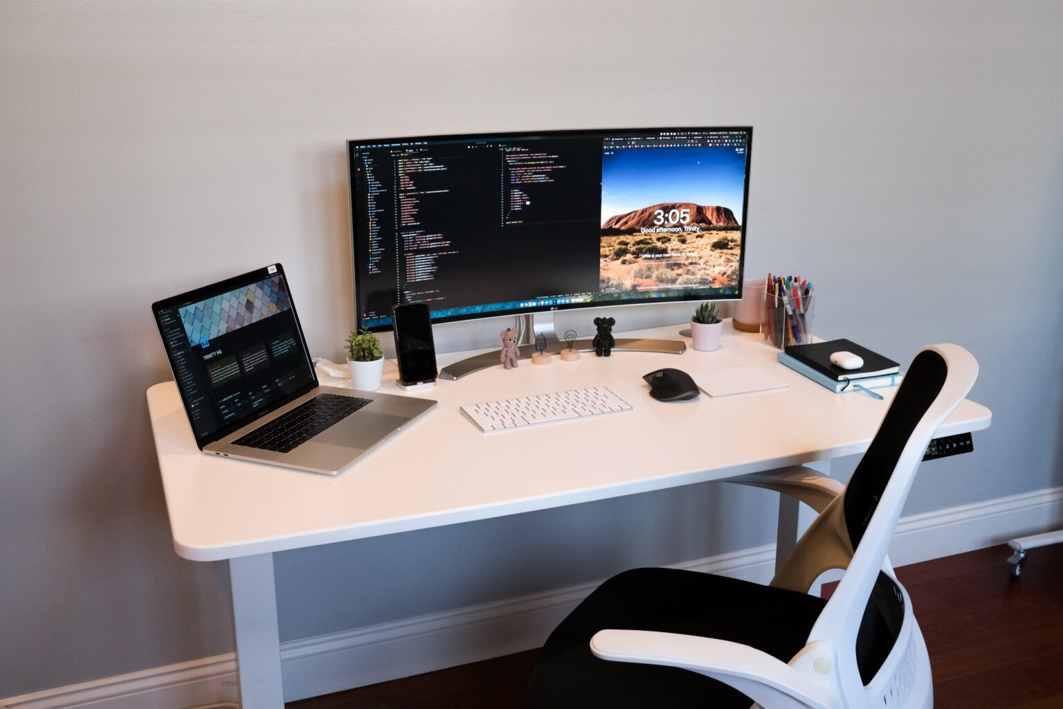 Work At Home Desk Setup Living Room